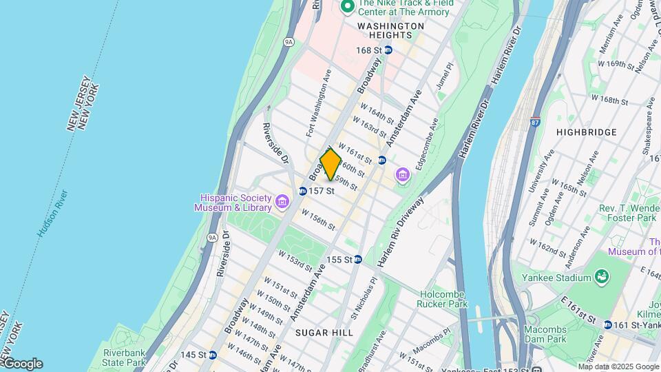 537 W 158th St Map and Location Details
