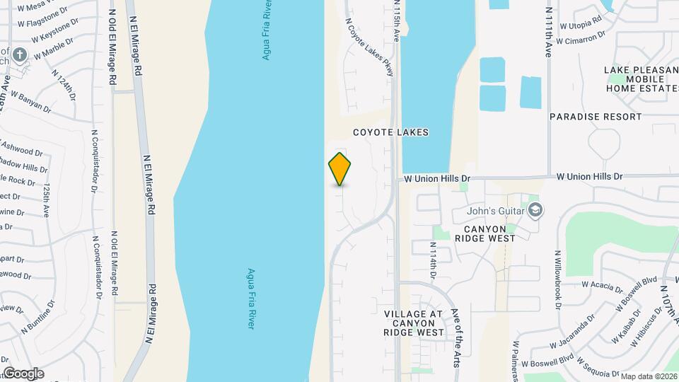 11660 W Cardinal Ct Mapa y Detalles de la Ubicación