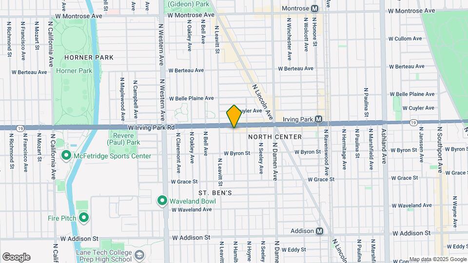 3953 N Hamilton Ave Map and Location Details
