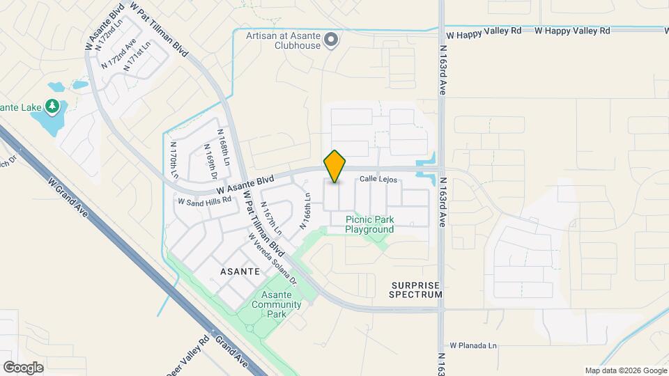 24092 N 165th Ln Map and Location Details