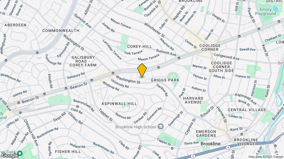 9 Fairbanks St, Unit 1 Map and Location Details