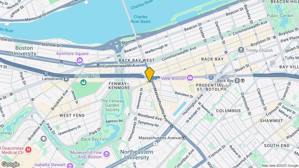 1078 Boylston St Mapa y Detalles de la Ubicación