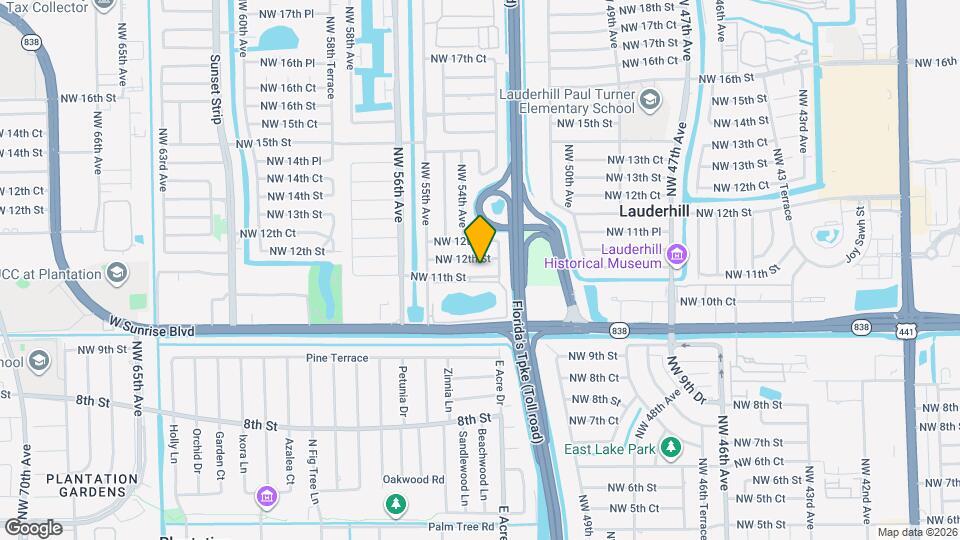 5301 NW 11th St Mapa y Detalles de la Ubicación