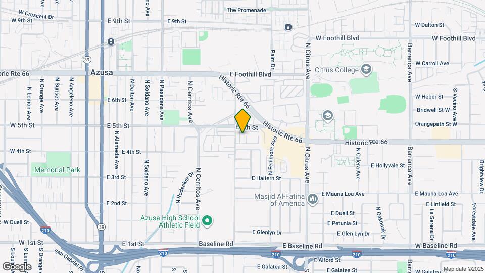 750 E 5th St, Unit 36 Map and Location Details