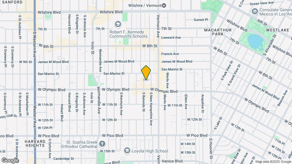 974 S Berendo St Map and Location Details