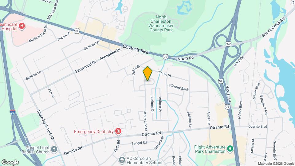 2413 Thoreau St Map and Location Details