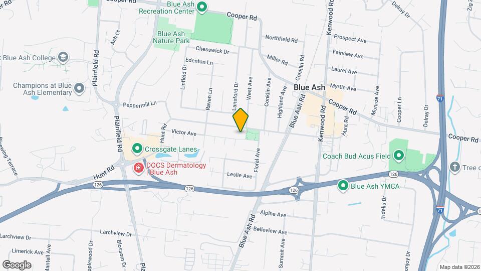 4540 Victor Ave Map and Location Details