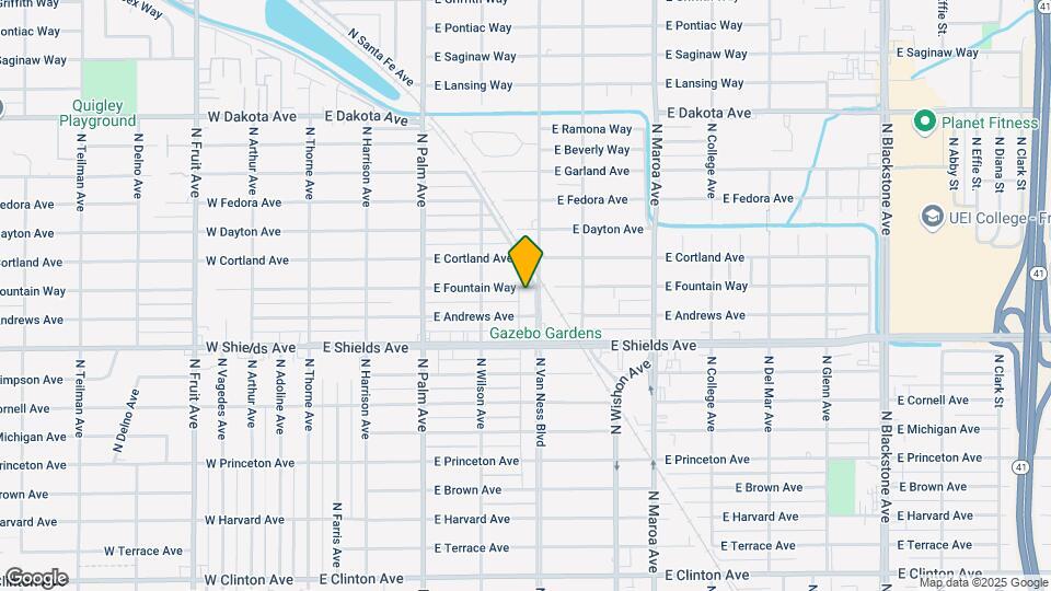 570 E Fountain Way Map and Location Details