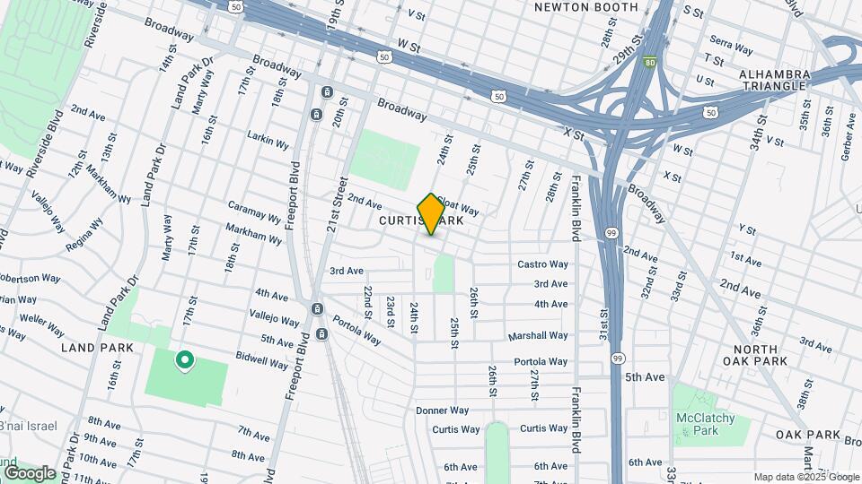 2433 Castro Way Map and Location Details
