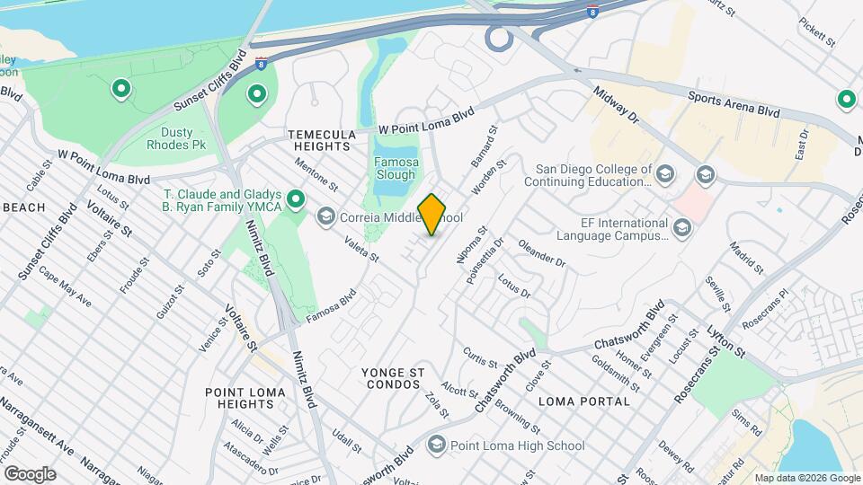 2666 Worden St Map and Location Details