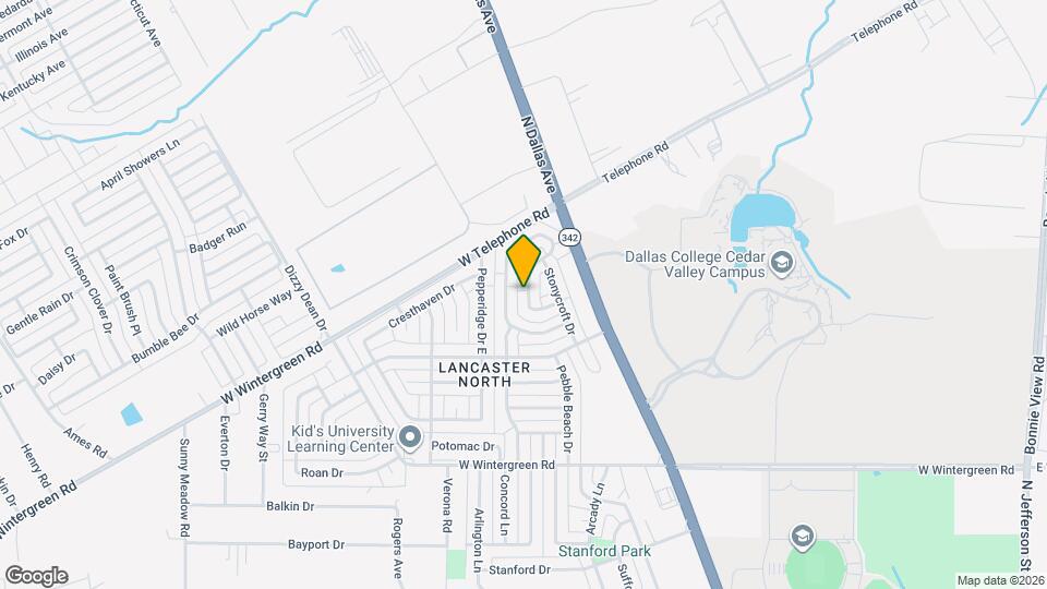 2949 Lawndale Dr Mapa y Detalles de la Ubicación