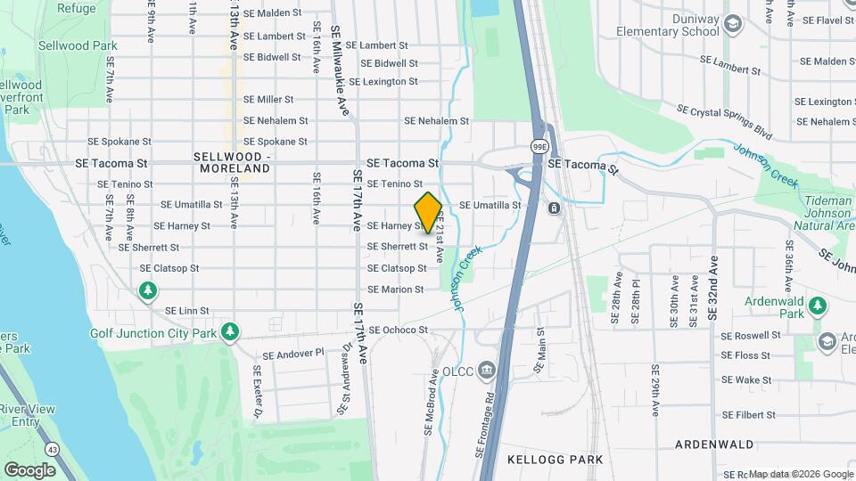 2015 SE Sherrett St Map and Location Details