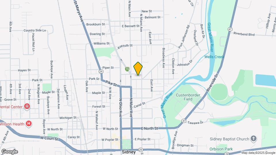 222 Jefferson St Map and Location Details