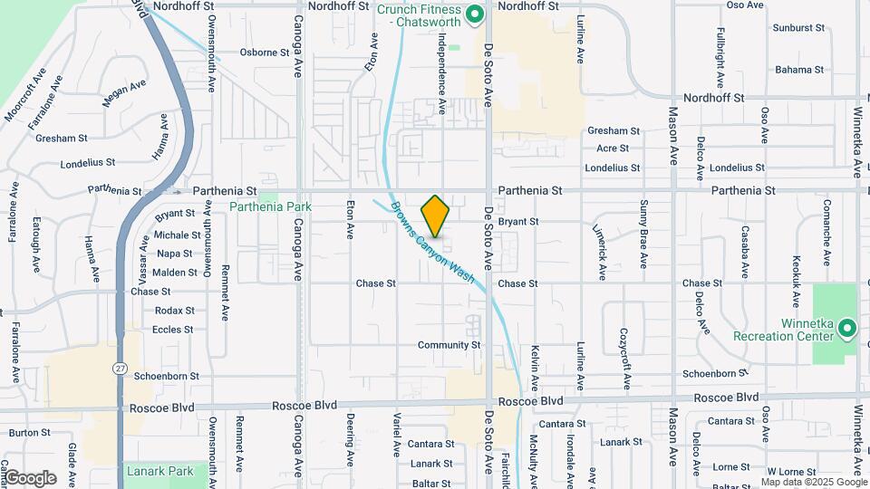 8555 Independence Ave Map and Location Details