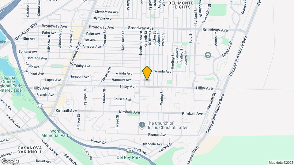 1217 Lowell St Map and Location Details