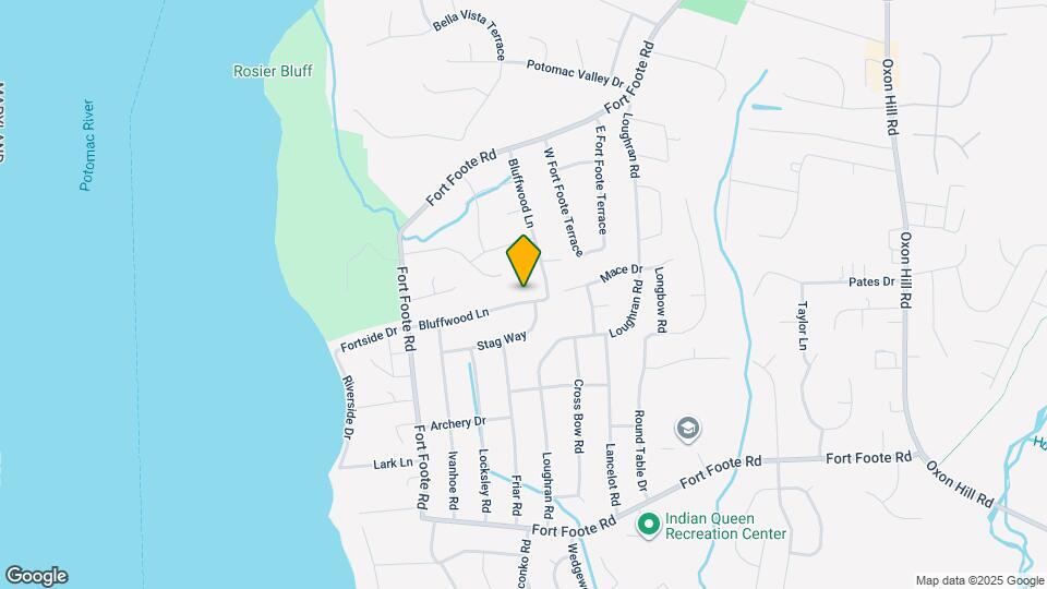 8905 Bluffwood Ln Map and Location Details