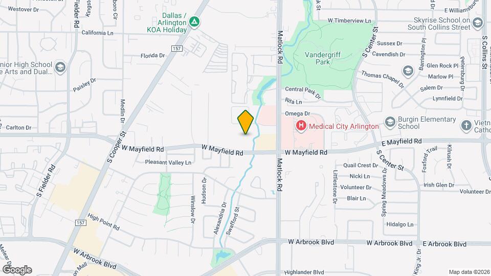 825 W Mayfield Rd Map and Location Details