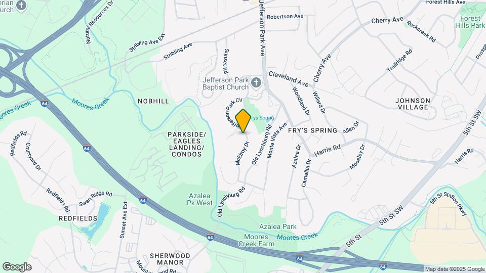2701 McElroy Dr Map and Location Details