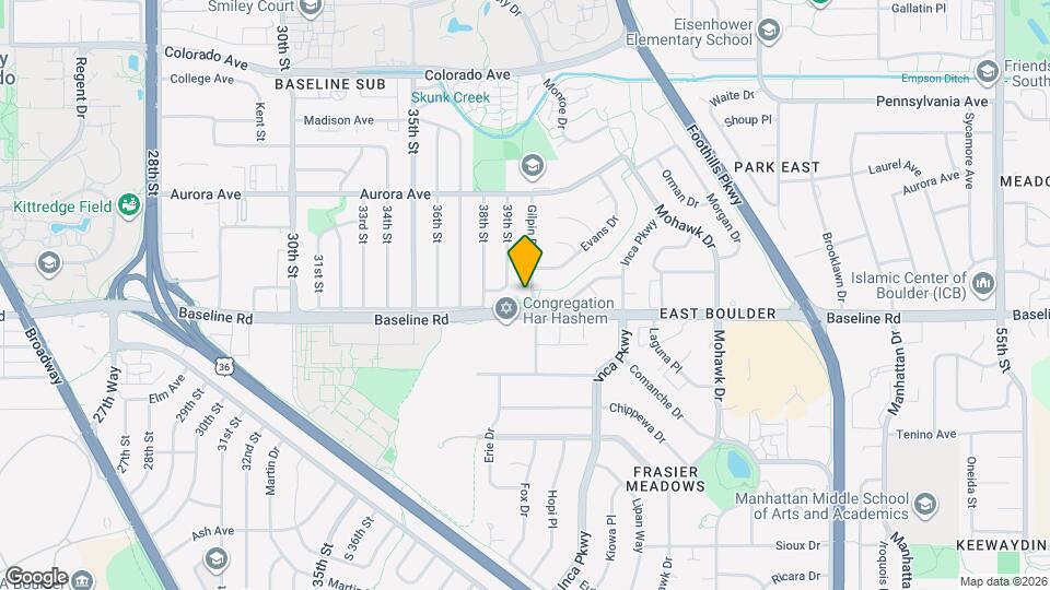 715 Gilpin Dr Map and Location Details