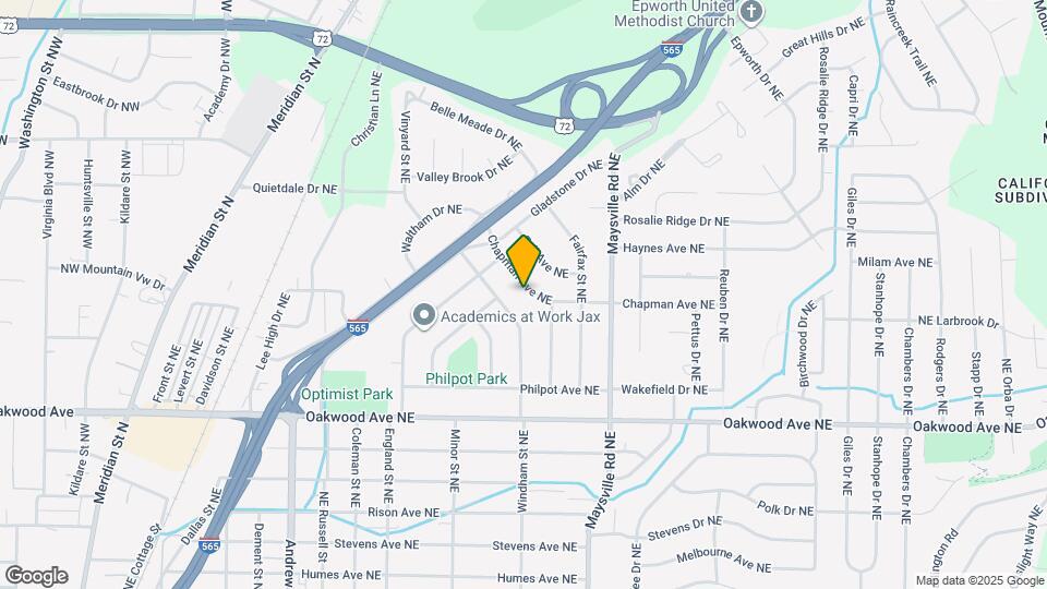 1610 Chapman Ave NE Map and Location Details