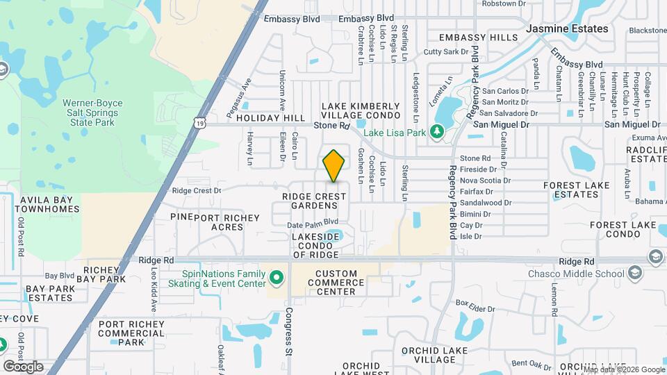 8735 Spanish Moss Dr Map and Location Details