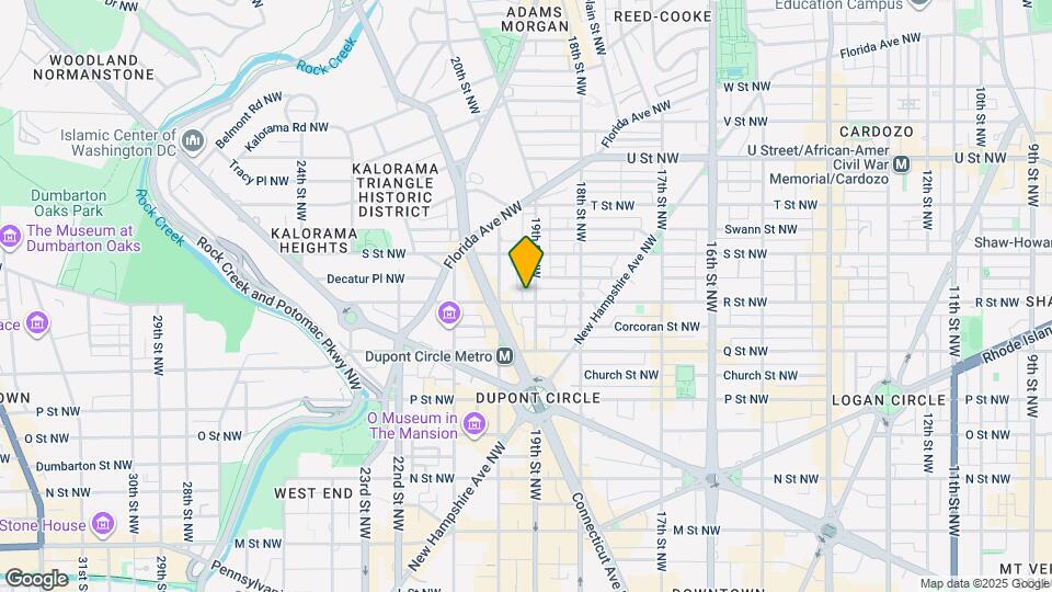 1700 19th St NW Map and Location Details