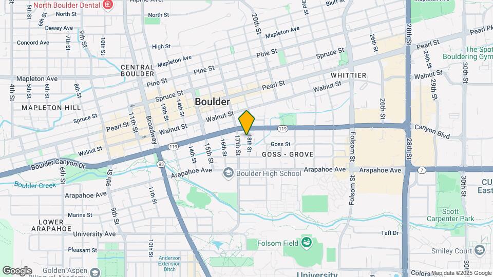 1725 18th St. Mapa y Detalles de la Ubicación