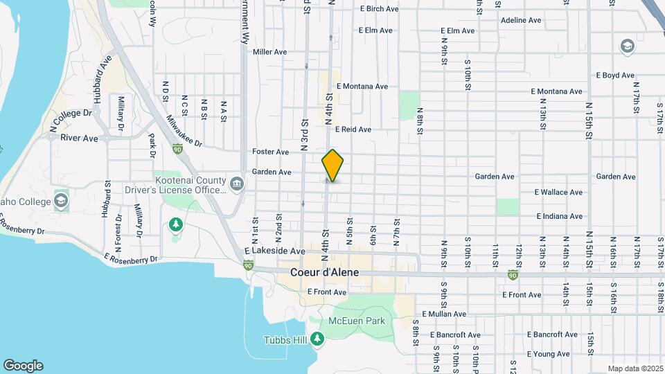 403-405 E Wallace Ave Map and Location Details