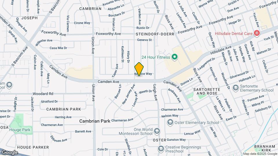 1911 Camden Ave Map and Location Details