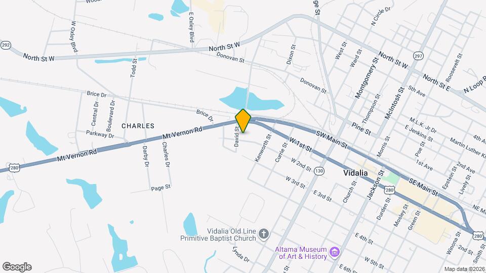 709 W 2nd St Map and Location Details