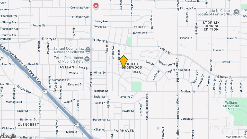 3612 S Hughes Ave Map and Location Details