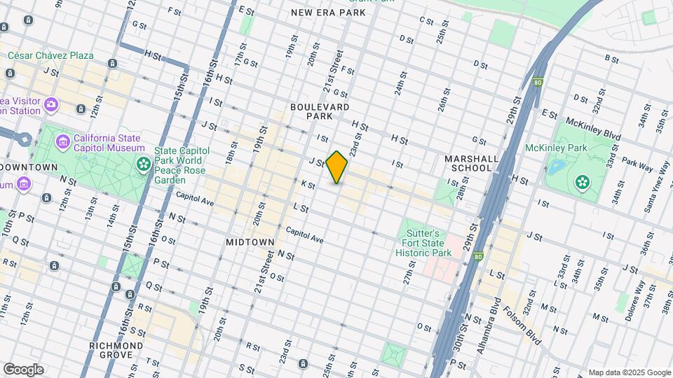 2231 K St Map and Location Details