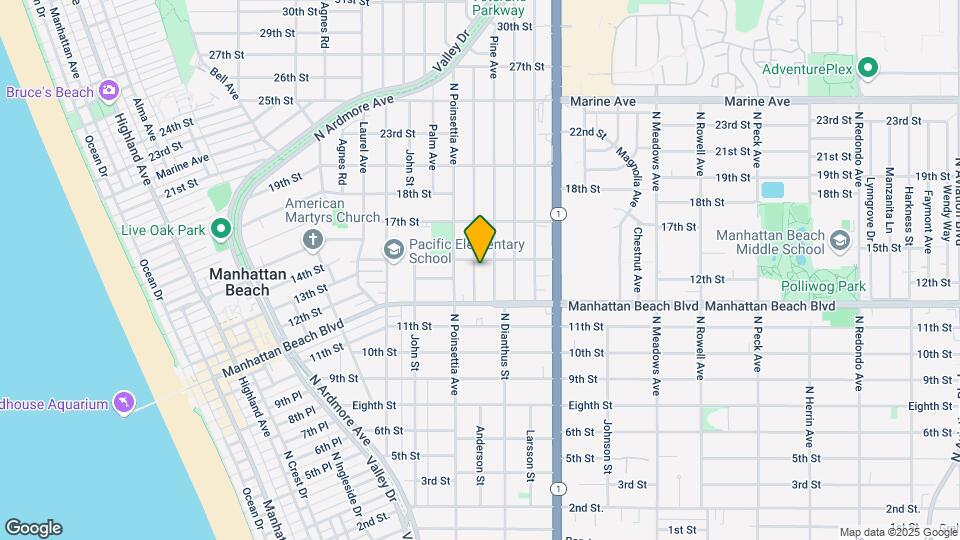1304 Walnut Ave Map and Location Details