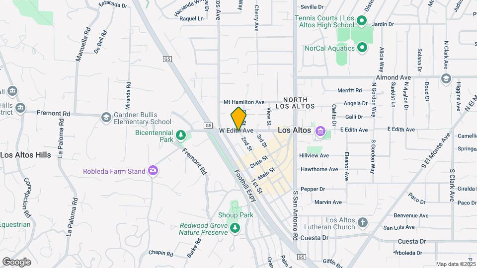 226 W Edith Ave Mapa y Detalles de la Ubicación