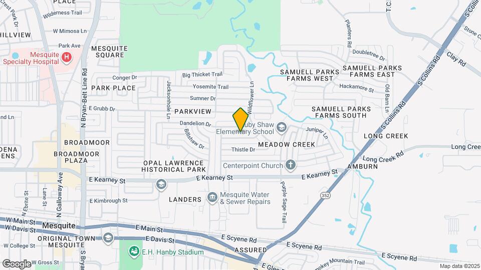 1029 Primrose St Mapa y Detalles de la Ubicación