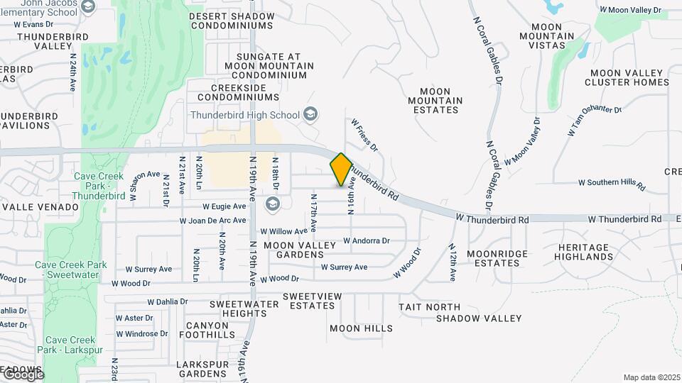 1609 W Voltaire Ave Map and Location Details