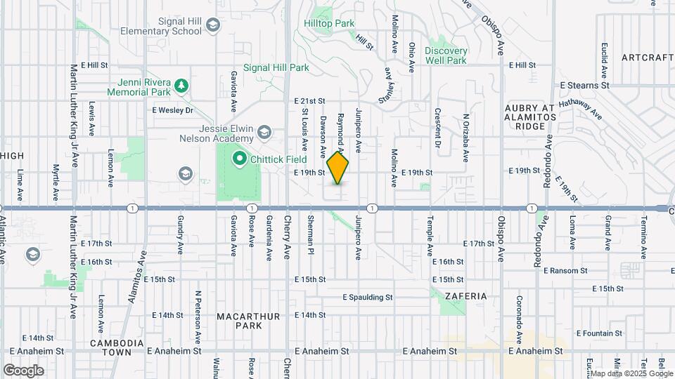 1855 Raymond Ave Mapa y Detalles de la Ubicación