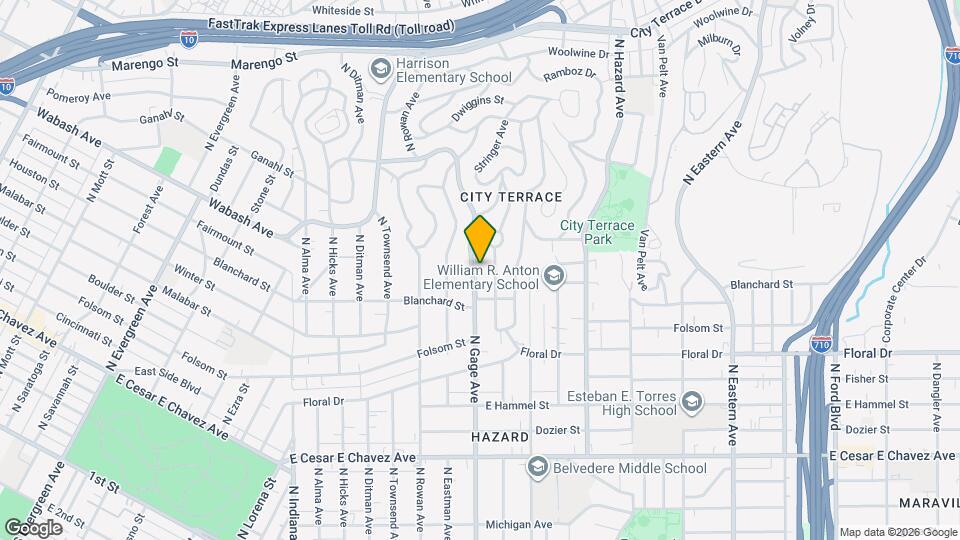 936 N Gage Ave Map and Location Details