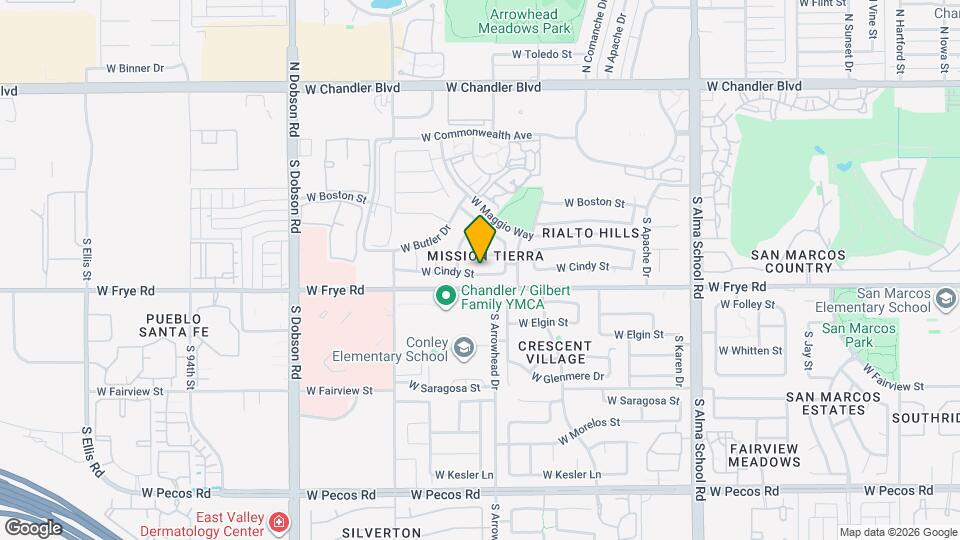 1560 W Cindy St Map and Location Details