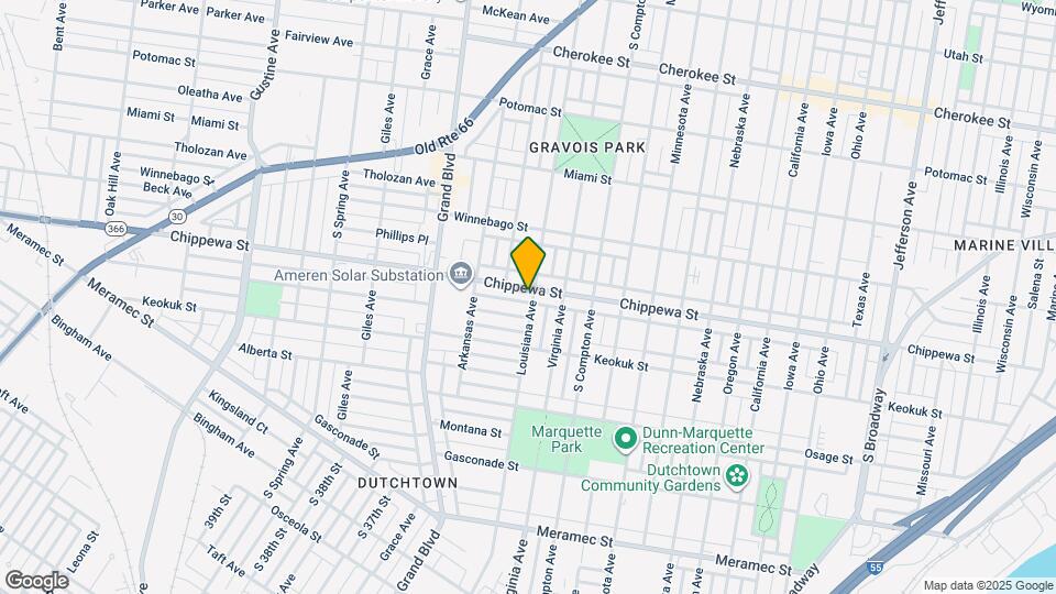 3404 Chippewa St Map and Location Details