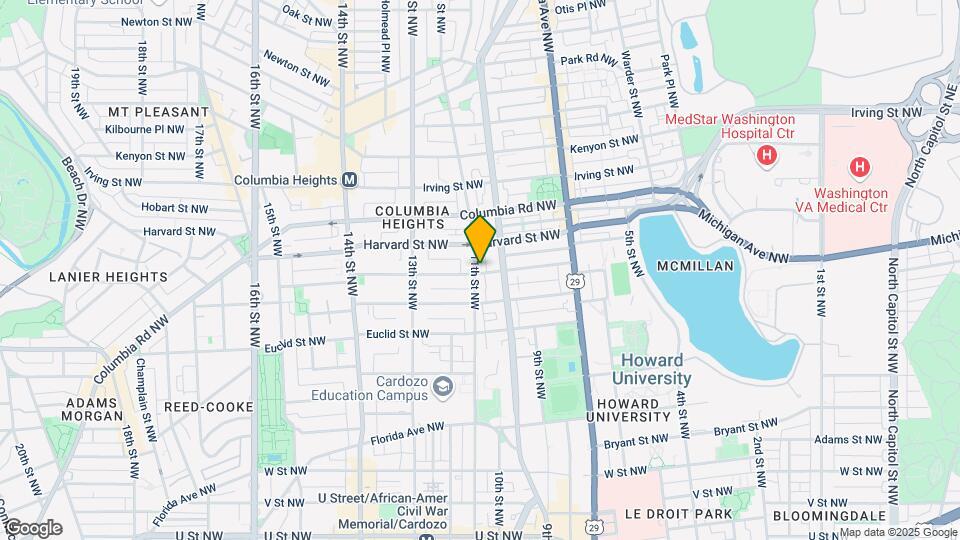 2803 11th St NW, Unit 2 Map and Location Details