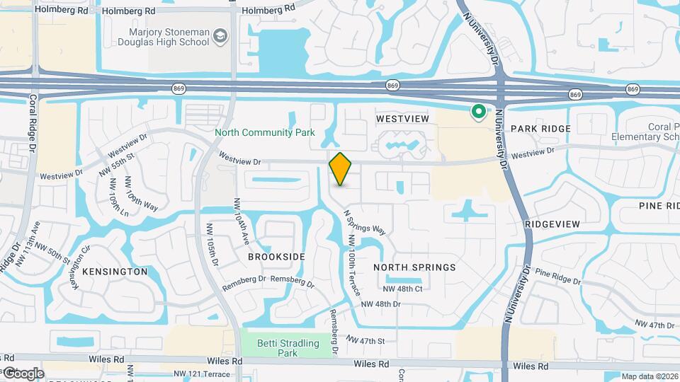 10080 NW 53rd Ct Map and Location Details