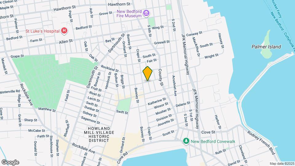 50 Thompson St, Unit 2 Map and Location Details