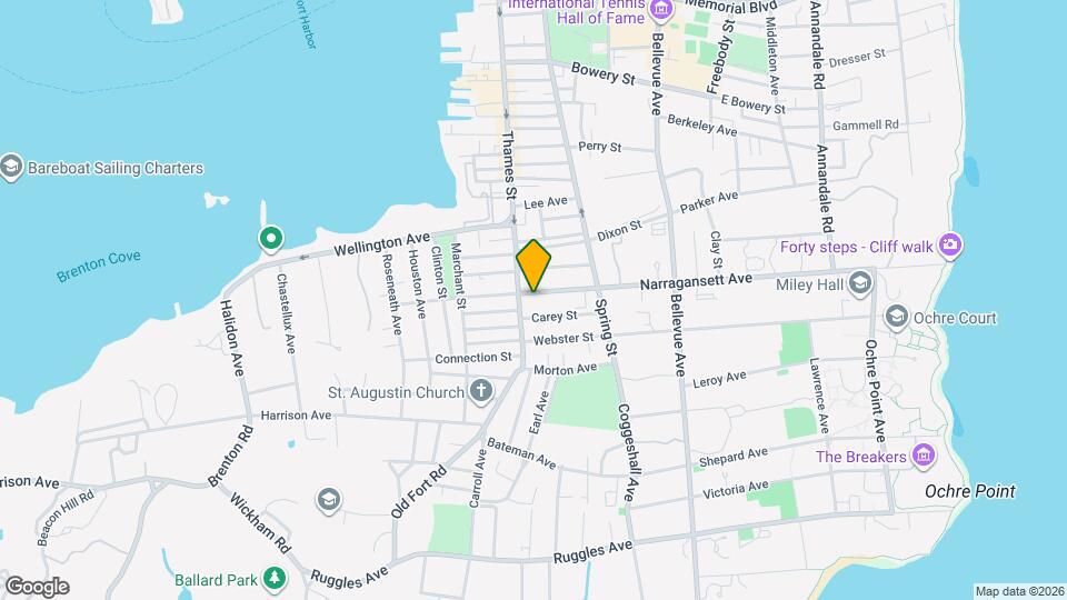 1 Narragansett Ave Map and Location Details