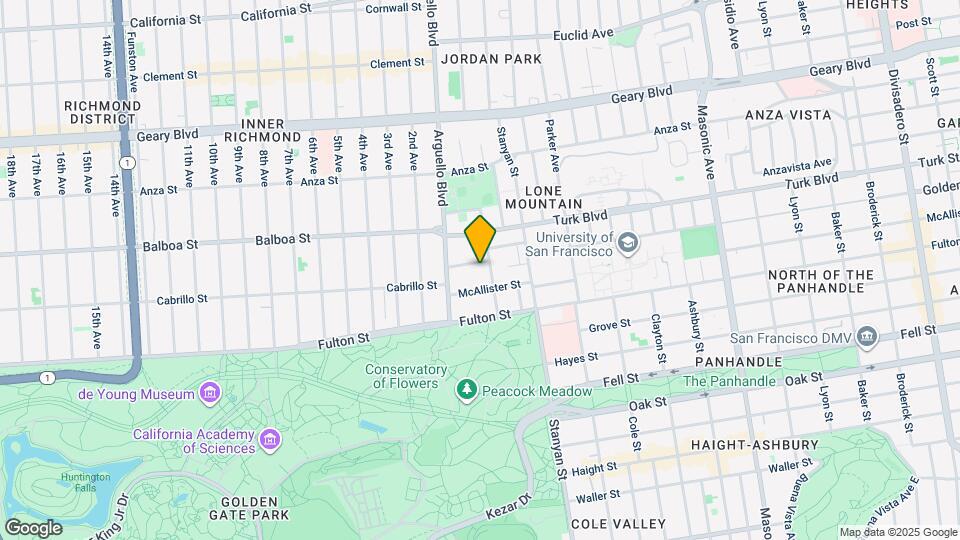 2823 Golden Gate Ave Map and Location Details