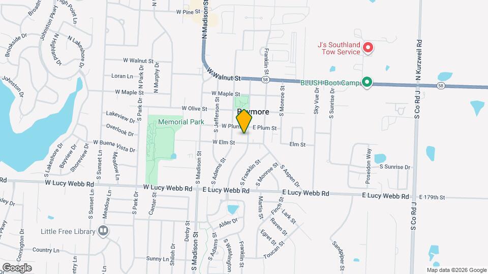 410 S Washington St Mapa y Detalles de la Ubicación