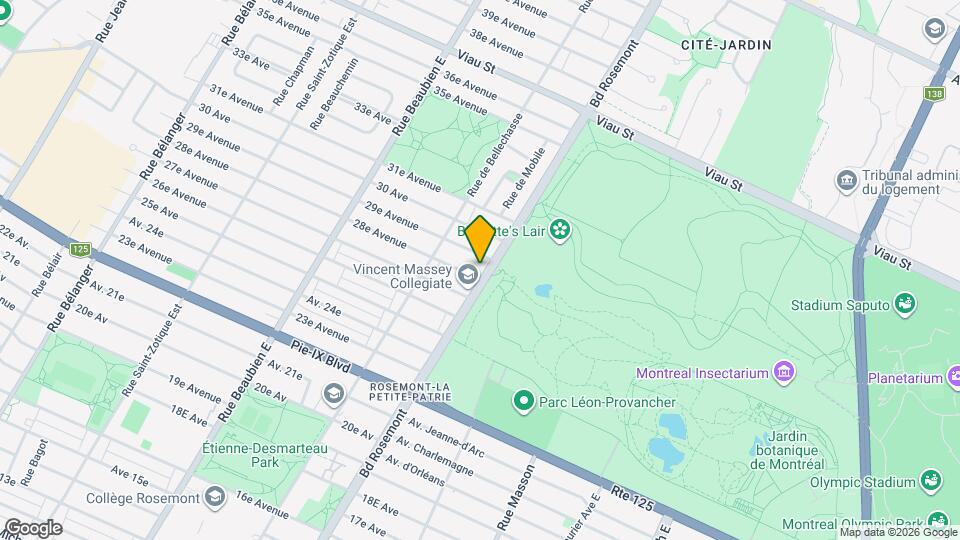 4465 Boul Rosemont Map and Location Details