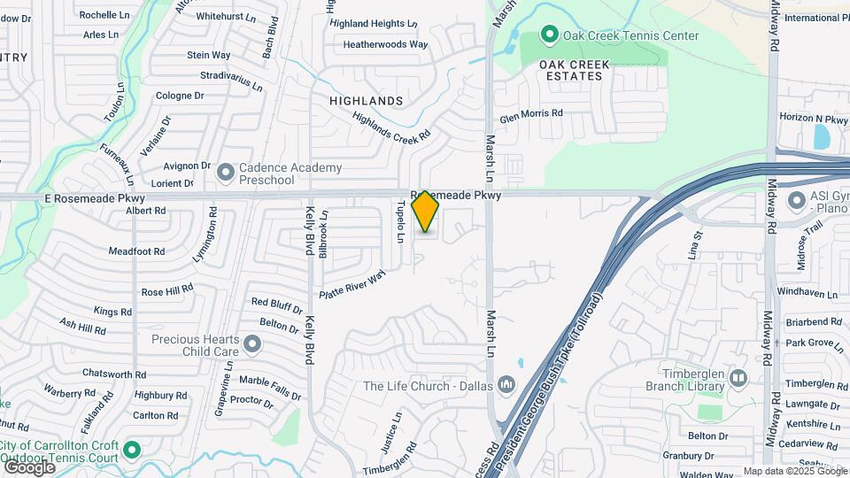 3440 E Rosemeade Pkwy Map and Location Details