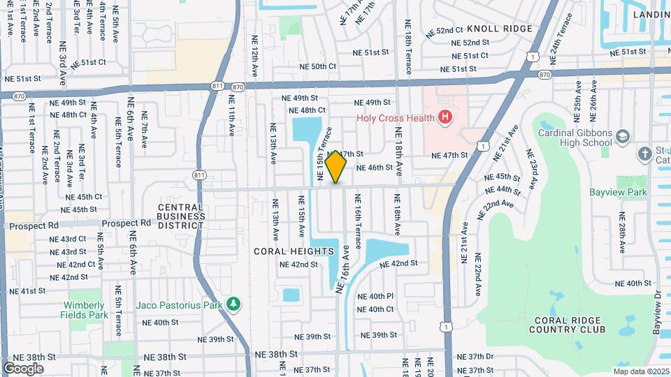 1568 NE 45th St Map and Location Details