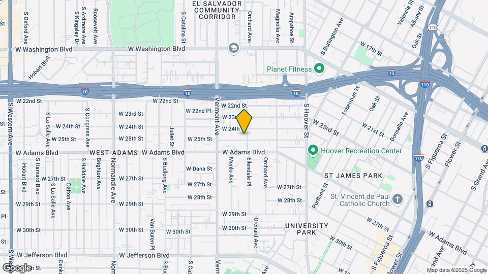 1303 W 25th St Map and Location Details